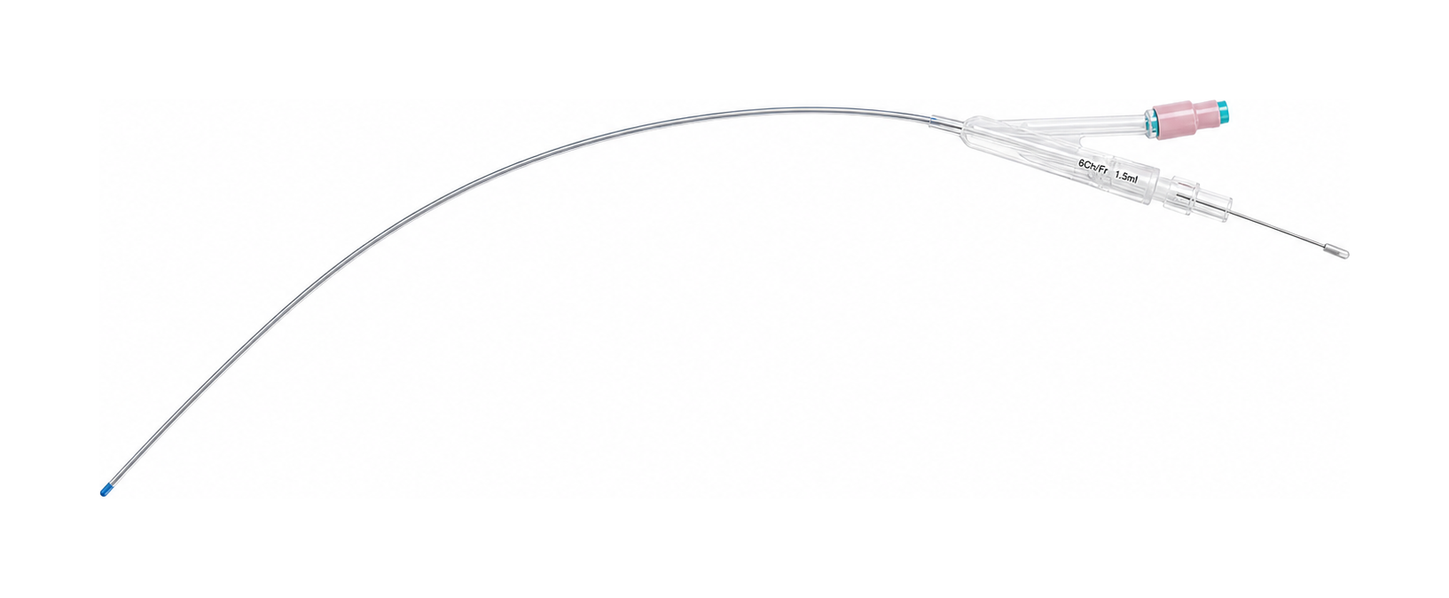 Cat urethrostomy 6 Fr catheter main image with connector