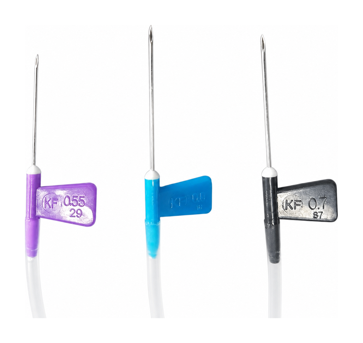 Direct-insert infusion set main image with full tubing structure visible