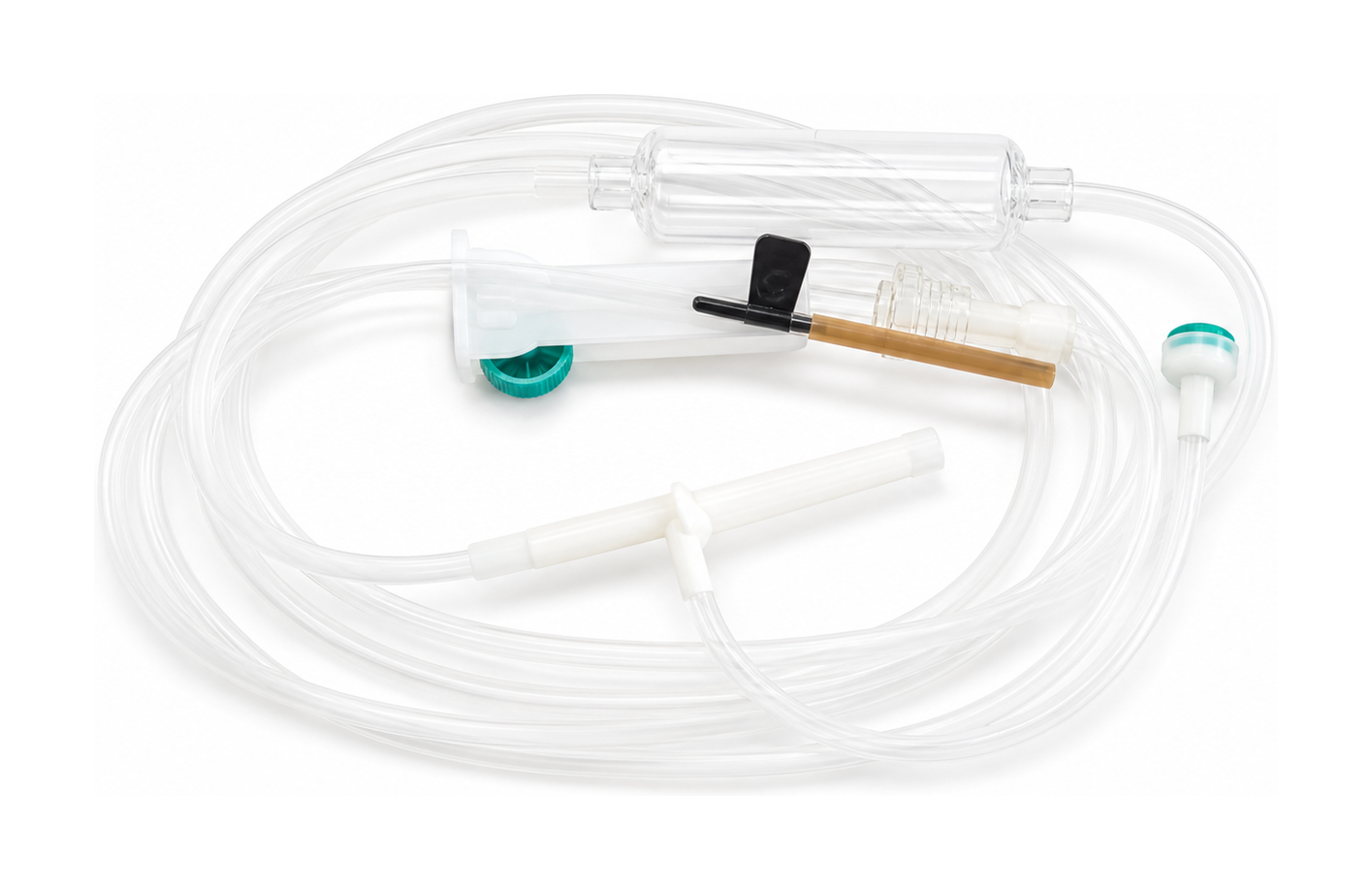 Direct-insert infusion set product reference for packaging and SKU review