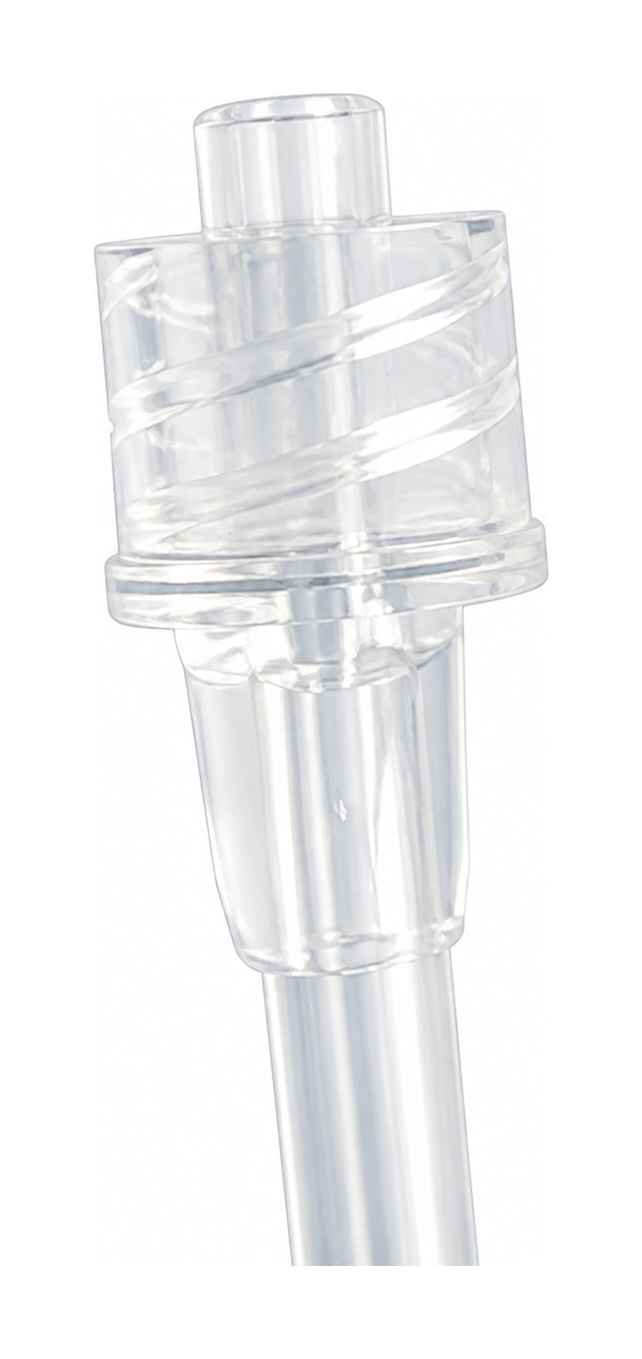 Integrated drainage bag connector and tubing detail image