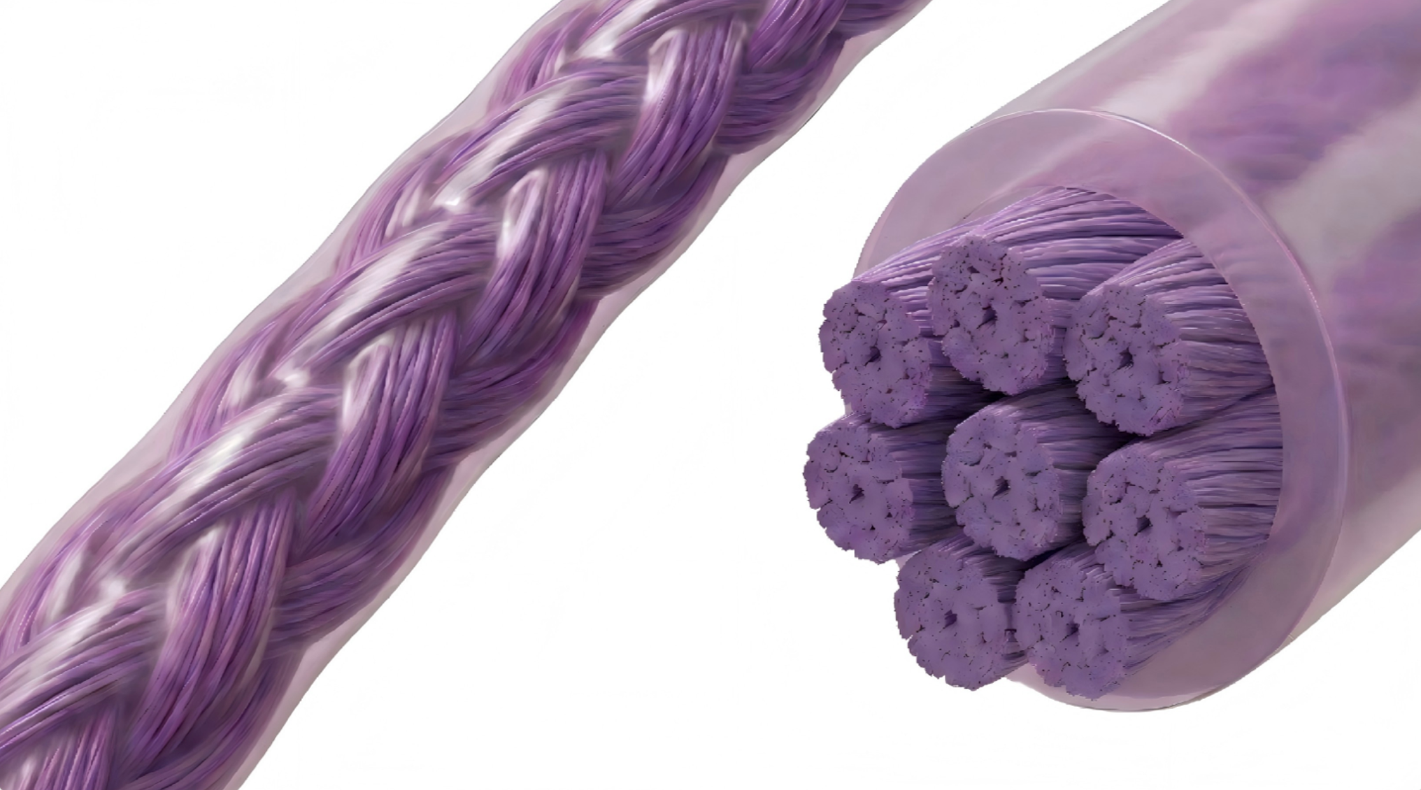 PGA suture braided material detail
