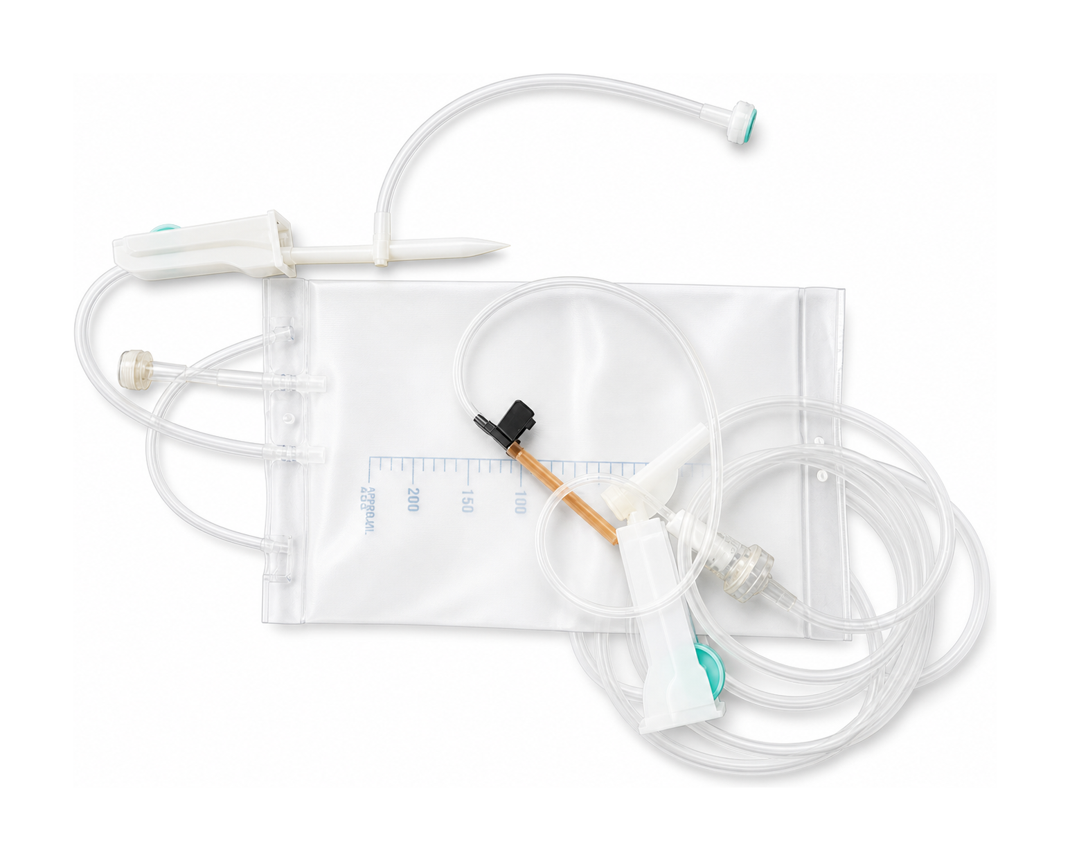 0.7 needle bag infusion set detail image for SKU comparison