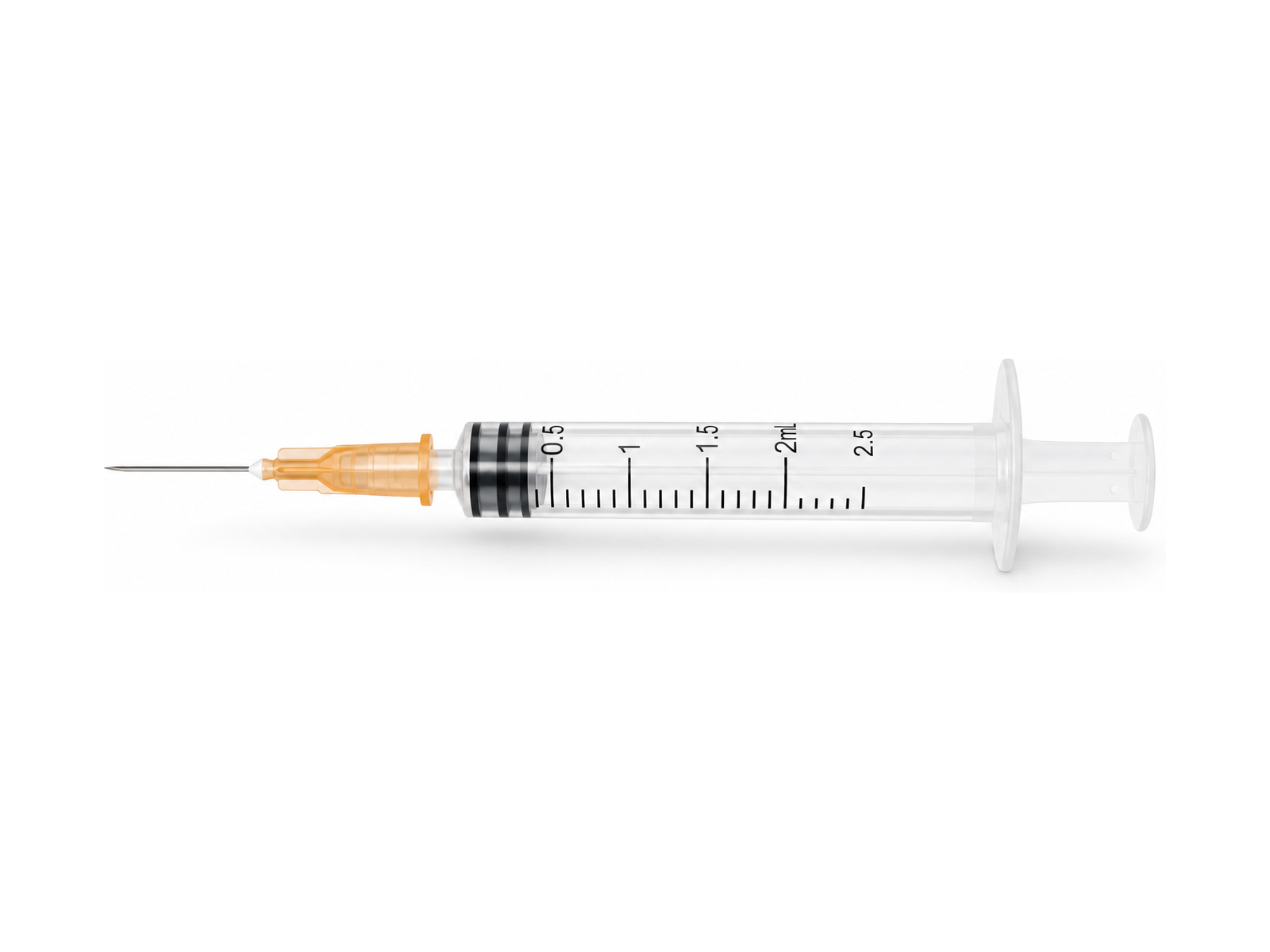 Veterinary disposable syringe
